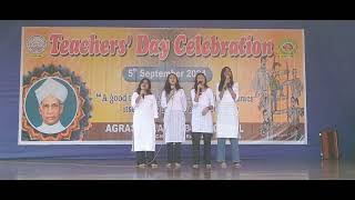 Marvelous song on Teachers day  Agrasen DAV public school Bharech Nagar [upl. by Sherrie695]