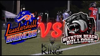 50 Boyz Boynton Bulldogs 13u Vs Lauderhill Broncos 13U [upl. by Ebert]