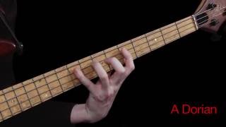 Learn Bass  Using the Aeolian Mode [upl. by Isadore624]