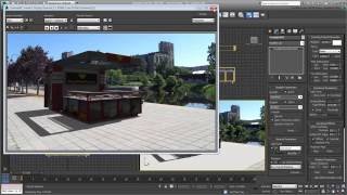 3ds Max  Matching the Environment  Part 2  Scanline Renderer [upl. by Belda]