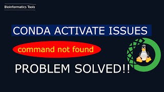 Conda comand not found error  how to deal with it  conda tutorial [upl. by Nylecoj]