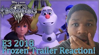 KINGDOM HEARTS 3 E3 2018 FROZEN TRAILER REACTION [upl. by Eillah]