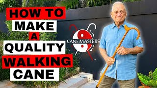 The Art of Cane Making How To Make A Quality Walking Cane Tutorial [upl. by Elaina575]