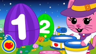 4 Huevos Sorpresa de Halloween 👻🧟‍♂️🎃  Juegos Infantiles  Aprendiendo con Plim Plim [upl. by Chandler]