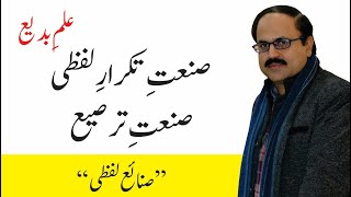 Sanat e Takraar  Sanat e Tarsee  صنعتِ تکرارِ لفظی  صنعتِ ترصیع [upl. by Auqinahc]