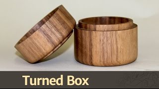 I Turned a Lidded Box [upl. by Hgielra474]