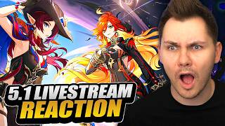 THE NEW GENSHIN IMPACT UPDATE LOOKS INCREDIBLE  51 LIVESTREAM REACTION [upl. by Strepphon112]