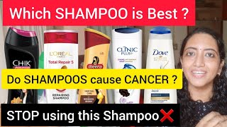 Which SHAMPOO is best  Top 20 Shampoos in India ranked from Worst to Best  Is ur SHAMPOO Safe [upl. by Enelyam]