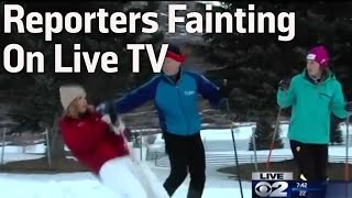 Reporters Faint On Live TV More Often Than You Think [upl. by Armahs]