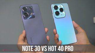 INFINIX HOT 40 PRO VS INFINIX NOTE 30 ⚡ HOT SERIES MAKIN MENARIK [upl. by Namhar439]