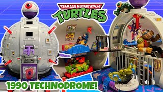 Teenage Mutant Ninja Turtles Technodrome Review Original 1990 TMNT Technodrome [upl. by Nurse]