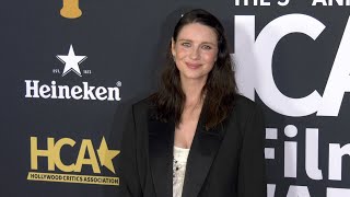 Caitriona Balfe attends the 5th Annual HCA Film Awards red carpet in Los Angeles [upl. by Iraj]