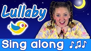 Sing Along  Lullaby Sleepy Head kids bedtime song with lyrics [upl. by Acirema]