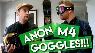 2019 Anon M4 Snowboard Goggles Review [upl. by Anilahs]