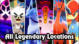 Pokémon Sword amp Shield  All Legendary Pokémon Locations DLC Included [upl. by Adeirf]