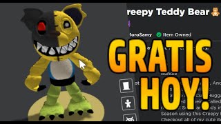 Roblox UGC GRATIS OSO CREEPY robloxfreeitems robloxugc [upl. by Thalia]