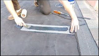 How to Patch a Flat Roof Easy DIY [upl. by El]