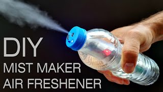 How to make a humidifier using water bottle at home  diy mist maker [upl. by Korff]