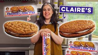 I Tried Making Homemade Oatmeal Creme Pies  Claire Recreates [upl. by Chemarin267]