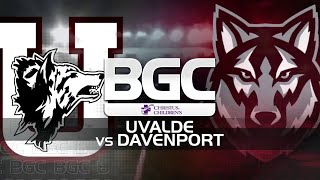 WATCH FULL GAME Davenport dominates Uvalde in District 144A showdown on KSAT’s Big Game Coverage [upl. by Patnode]