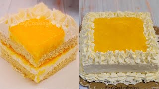 Mango Chiffon Cake with Easy Mango Frosting  No Food Color  Not Overly Sweet [upl. by Elmer43]