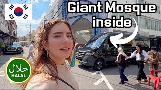 GIANT MOSQUE in Korea  Seouls quotMuslim Streetquot  Halal Food 🇰🇷 자막포함 [upl. by Jordanson953]