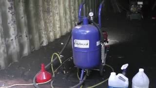 Eastwood Sandblaster Reveiw on Rusty Shipping Container [upl. by Parrish]