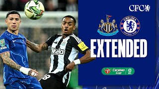 Newcastle 20 Chelsea  HIGHLIGHTS  Extended  Carabao Cup 2425 [upl. by Nnaycart118]