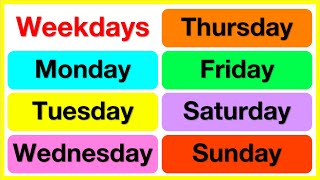 Days of the week 🤔 Pronunciation lesson  British English  Easy pronunciation lesson [upl. by Yeleek]