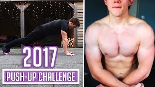 2017 PUSH UPS IN A DAY 2017 PUSHUPS CHALLENGE [upl. by Nnylrats]