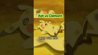 ASH VS CLEMONT shortfeed shorts shortvideo pokemon youtubeshorts viral trending anime [upl. by Hayyikaz]