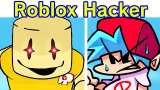 Friday Night Funkin VS John Doe The Roblox Hacker  Hacking Mechanic FNF ModModchart [upl. by Retsbew]