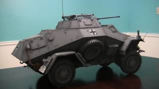 16th scale German SDKFZ 222 armored car project video 22 model complete  end of project [upl. by Nnayrb595]