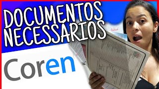 Inscrição do Coren documentos necessários [upl. by Fremont779]