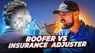 Lee Haight  Roofer Vs Insurance Adjuster Large Loss Standoff leehaight skydiamonds [upl. by Nedearb915]