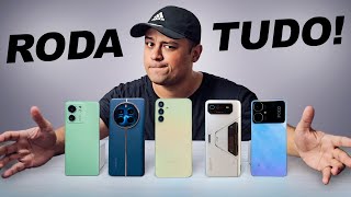 TOP 7 Celulares Gamer BOM e BARATOS que RODA TUDO em 2024 [upl. by Ahtekahs652]