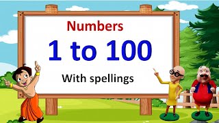 1 to 100 spellings1 to 100 in English1 to 100 number1 to 100 spelling songone tohundred spelling [upl. by Naffets]