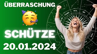 SCHÜTZE ♐️⭐️ EINE ÜBERRASCHUNG FÜR DICH 🥰 Horoskop  20Januar 2024 schütze tarot [upl. by Notrab]