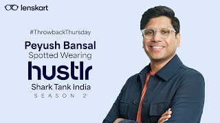 Spotted Peyush Bansal Wearing Hustlr  Shark Tank India Season 2  ThrowbackThursday  Lenskart [upl. by Donna]