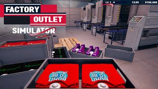 Factory Outlet Simulator Jimprime mes propres vêtements pour les revendre [upl. by Rhtaeh]