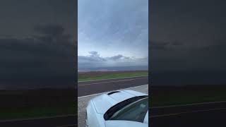 Massive tornadic storm in Illinois last week with Mammatus clouds stormchasing tornadoes [upl. by Lrig]