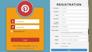 How To Create Login amp Register Form Using PHP MySQL And Bootstrap [upl. by Neeluj]