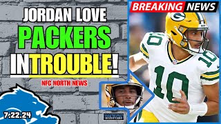 BREAKING NFC NORTH NEWS JORDAN LOVE HOLDING OUT [upl. by Akkimat171]