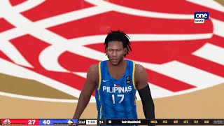 NBA 2K24 Live Simulation Gilas Pilipinas vs Georgia  FIBA Olympic Qualifying Tournament 2024 [upl. by Notyard]