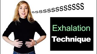 How To Breathe When You Sing Exhalation [upl. by Marve114]