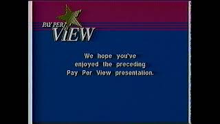 Pay Per View promos and Cablevision channel guide June 8 1991 [upl. by Nnanerak]