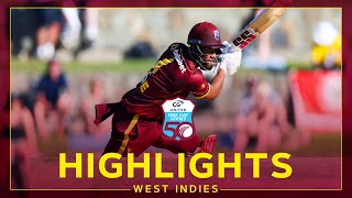 Highlights  West Indies v England  Shai Hope Strikes 68 But Visitors Win  2nd CG United ODI [upl. by Akeret]