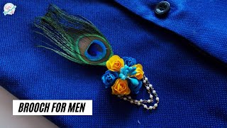 Brooch for Men  New Design  Go Handmade [upl. by Hubey]