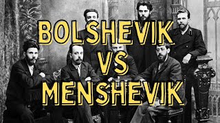 Bolshevik vs Menshevik  What is the difference between them [upl. by Dorolice]