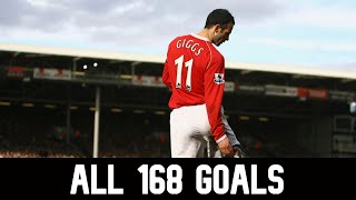 Ryan Giggs  All 168 Goals for Manchester United [upl. by Akemaj]